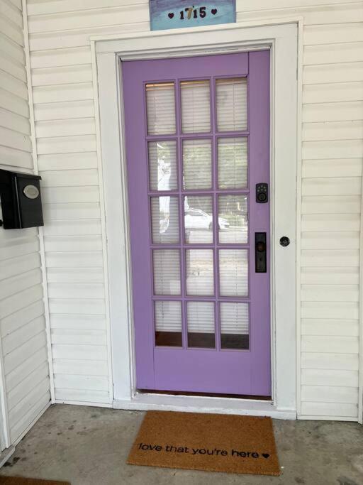 The Purple Door In The Heart Of Apartment *